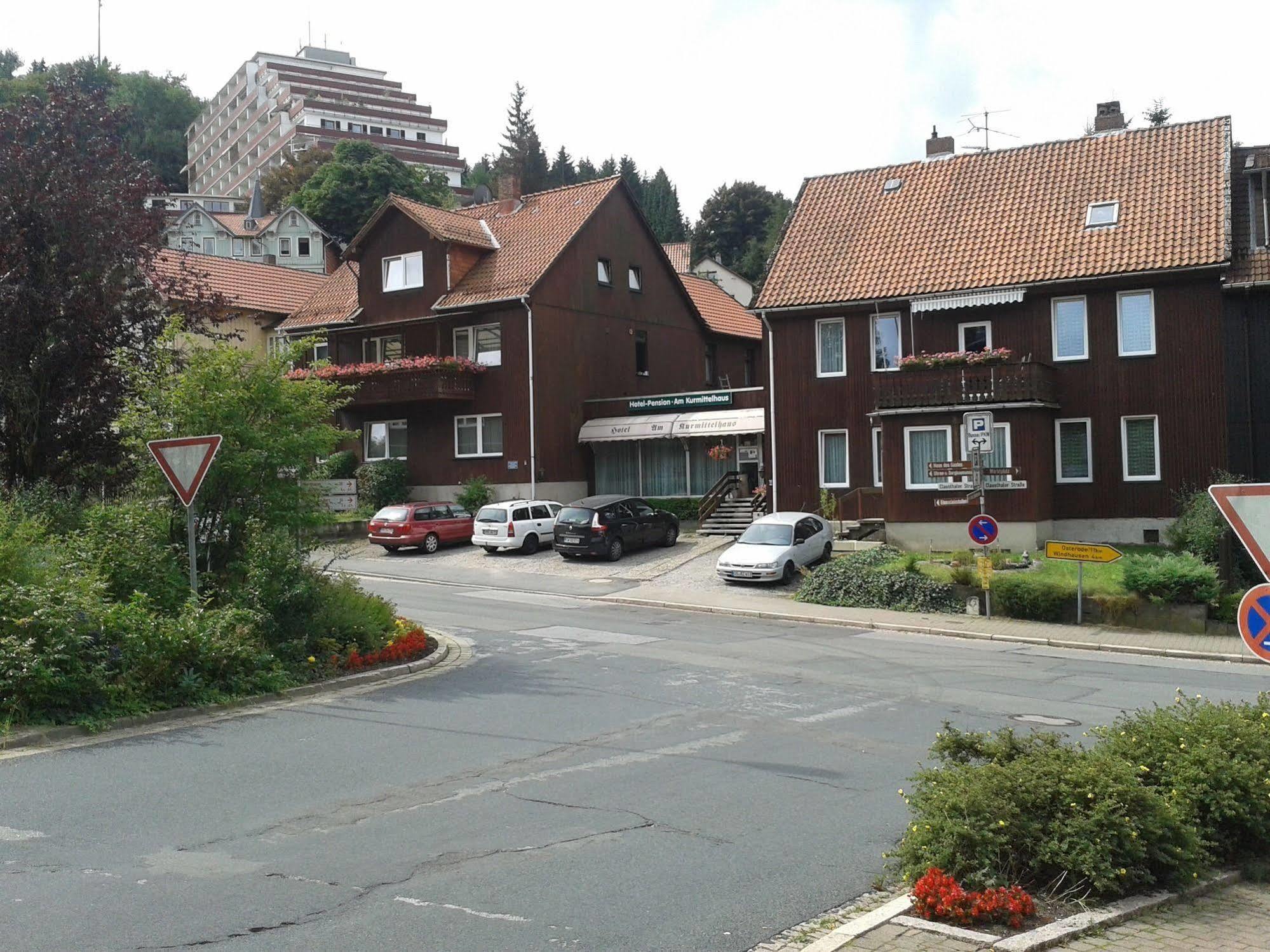 Hotel Pension am Kurmittelhaus Bad Grund Exterior foto