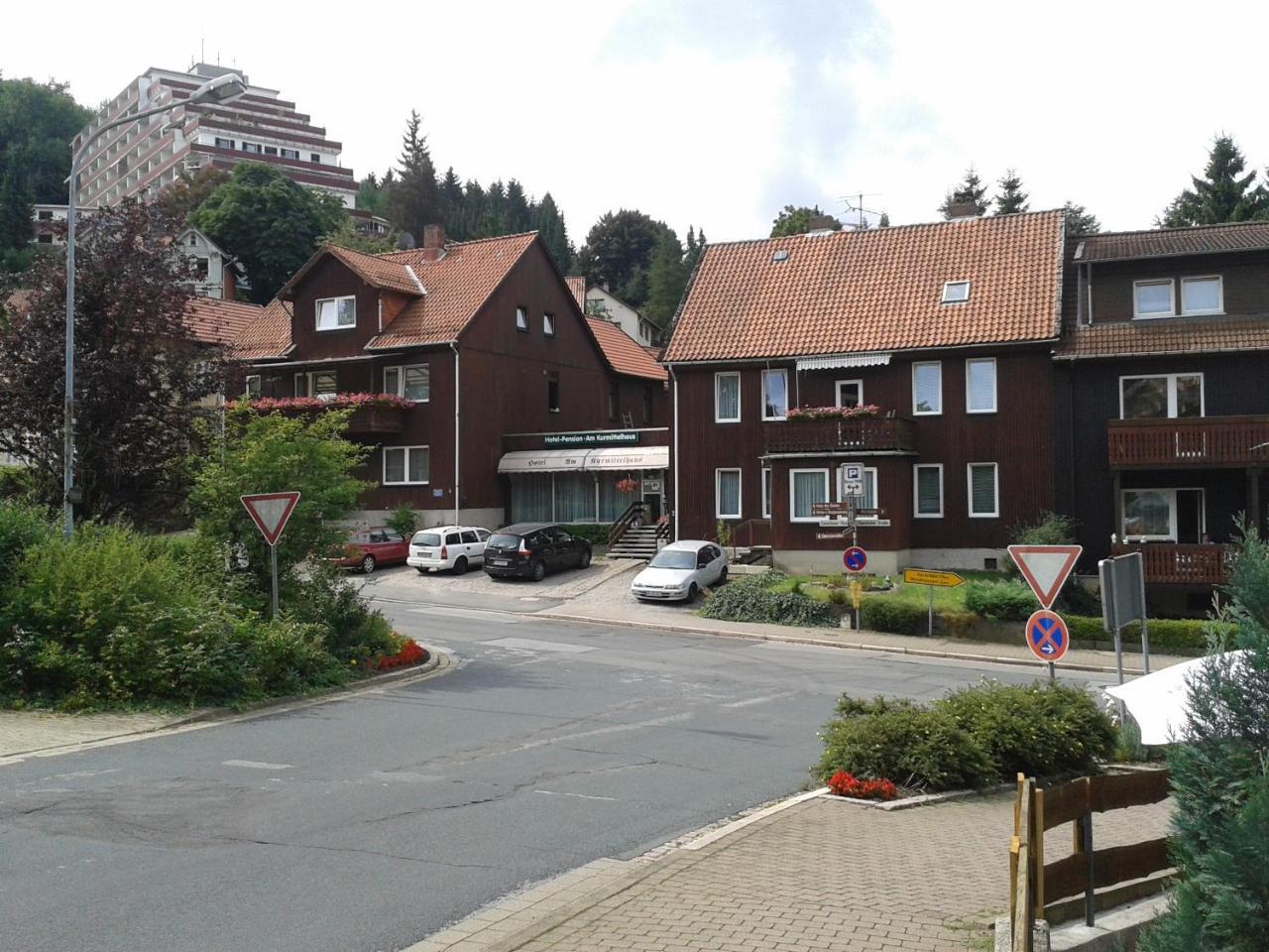Hotel Pension am Kurmittelhaus Bad Grund Exterior foto